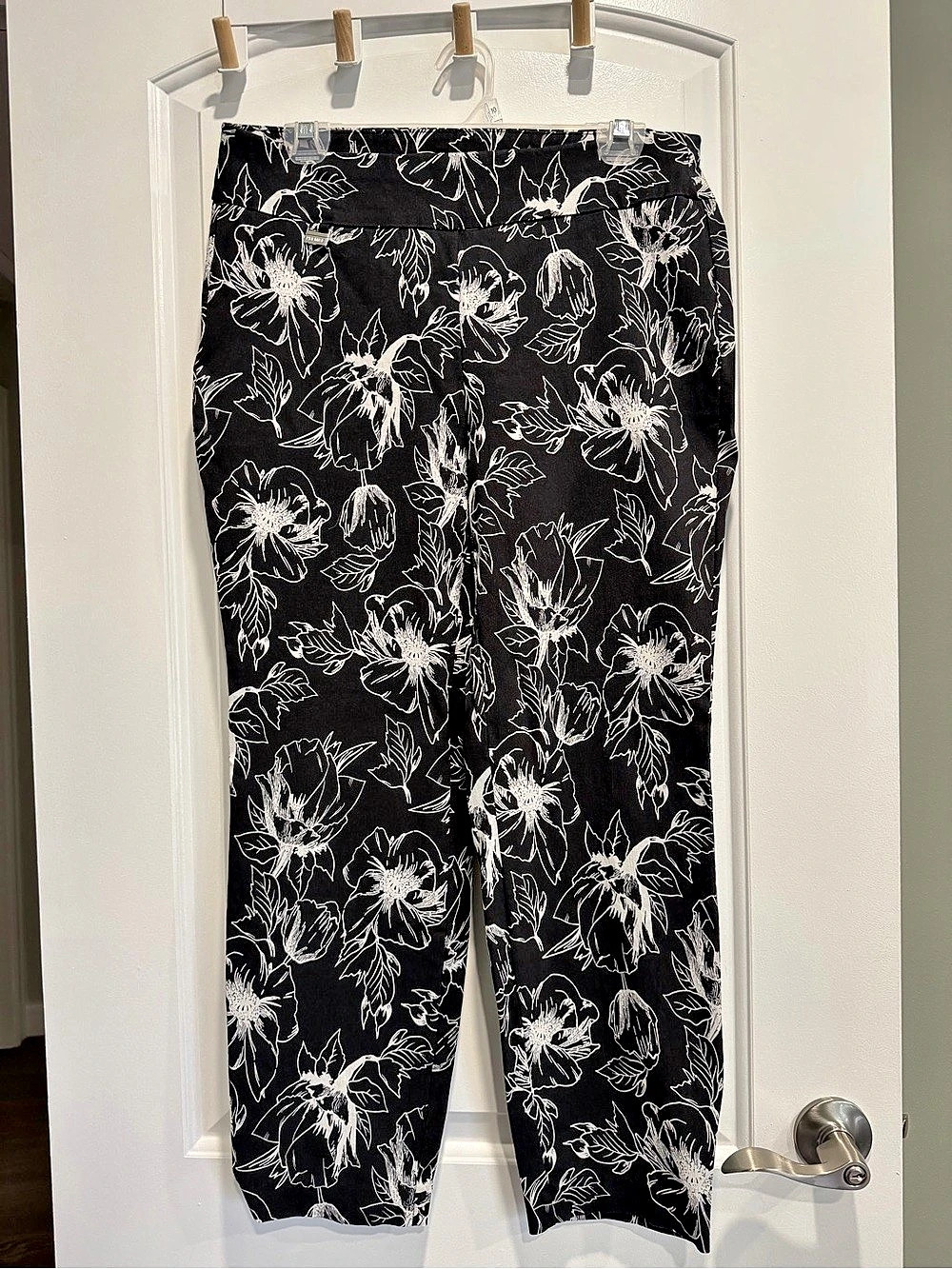 Floral Straight Leg Pants